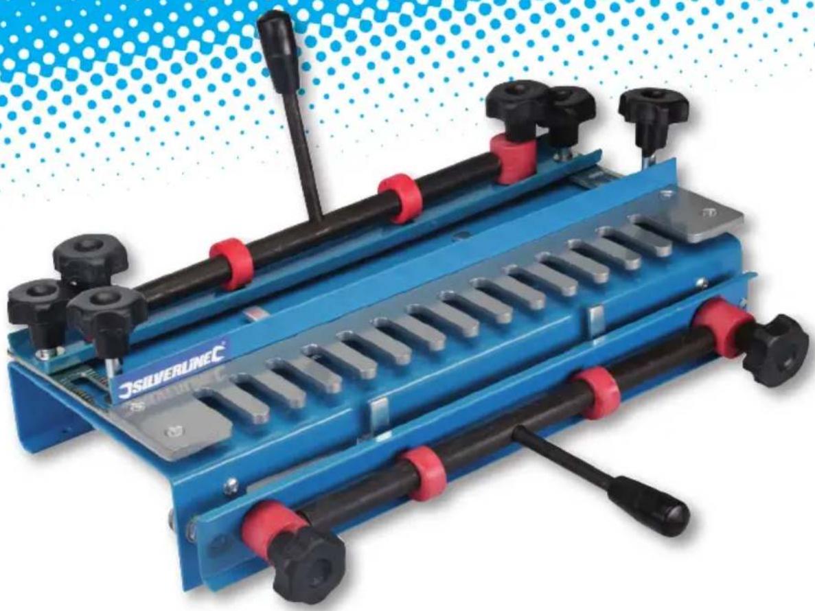 SILVERLINE 633936 - Dovetail Jig 300mm 300mm Width Capacity - 1
