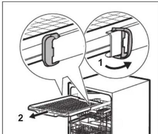 ELECTROLUX LSV48400L - Pulizia del braccio di irrorazione a soffitto - 2