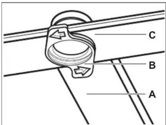 ELECTROLUX LSV48400L - Pulizia del braccio di irrorazione a soffitto - 1