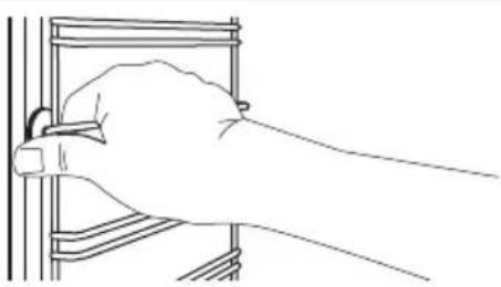 ELECTROLUX KOMFP46TX - Comment retirer : supports de grille - 1