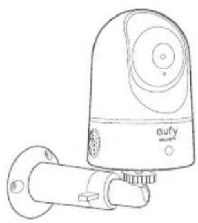 eufy Solo IndoorCam 2K Pan & Tilt - Fixation de la caméra intérieure - 8