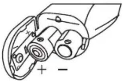 ProfiCare PCFT 3094 - Battery Installation Direction - 1