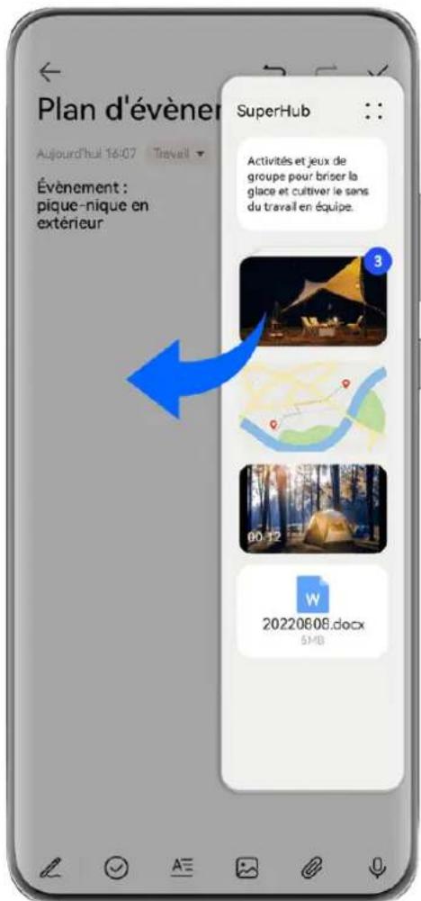 HUAWEI Mate 50 Pro - Faire glisser du contenu vers d'autres applications - 1
