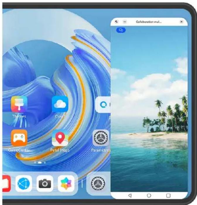 HUAWEI Mate 50 Pro - Collaboration multi-écrans entre votre téléphone et votre tablette - 1