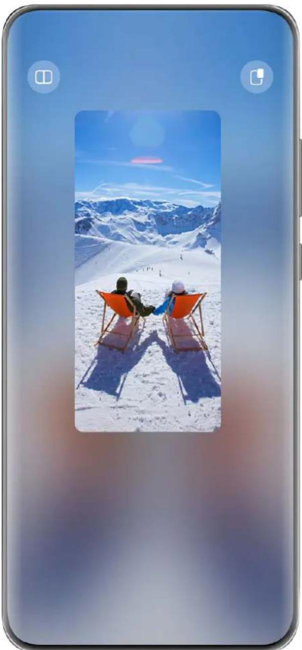 HUAWEI Mate 50 Pro - Rétrécir la fenêtre de l'application - 1
