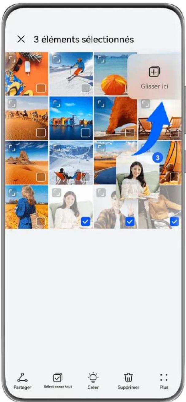 HUAWEI Mate 50 Pro - Regrouper le contenu de différents écrans - 1