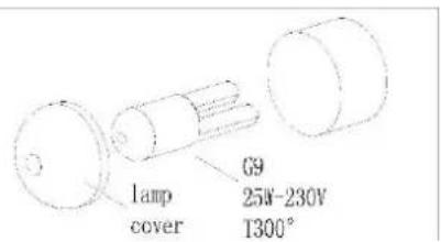 PKM F72S - Replacing of the illuminant - 1