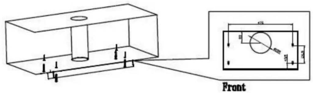PKM FS160BSPY - Einbaumöglichkeit 2 / unter einem Schrank (Abb.2): - 2