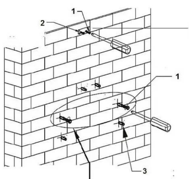 PKM UBH5000H2 - Wall-installation (needed equipment available as an option). - 1