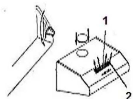 PKM UBH5000H2 - WARNING! Do not damage the wiring in the wall while drilling - 2