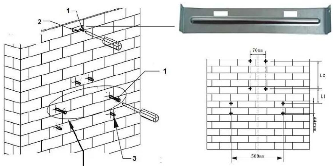 PKM UBH5000H2 - Installatie op een kast. - 3