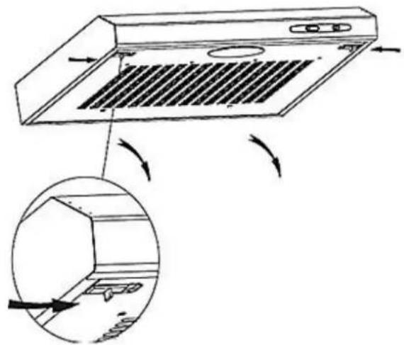 PKM UBH5000H2 - L'installation sur un placard. - 6