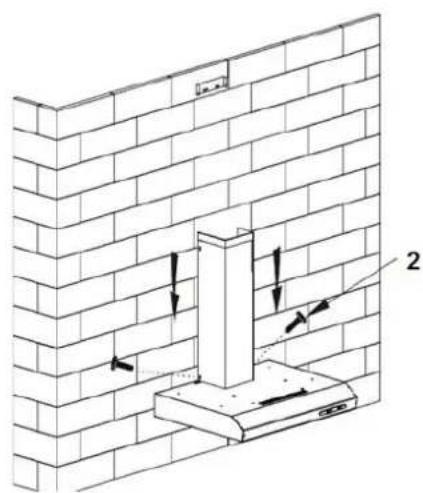 PKM UBH5000H2 - Befestigung des Kamins - 2