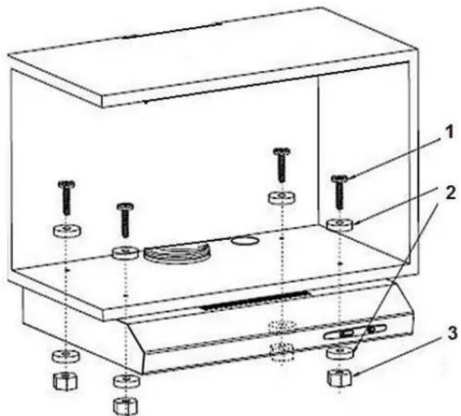 PKM UBH5000H2 - Installation an einem Schrank. - 2