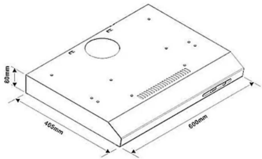 PKM KHU602H - L'installation sur un placard. - 13