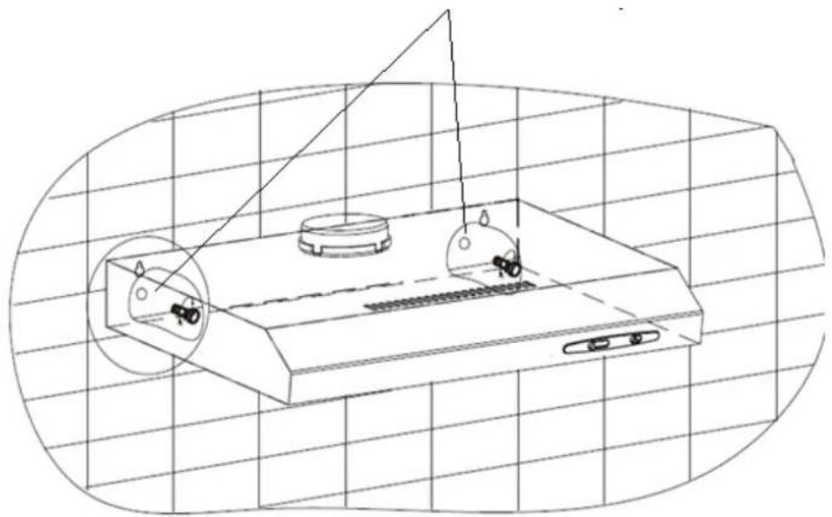 PKM KHU602H - L'installation sur un placard. - 8