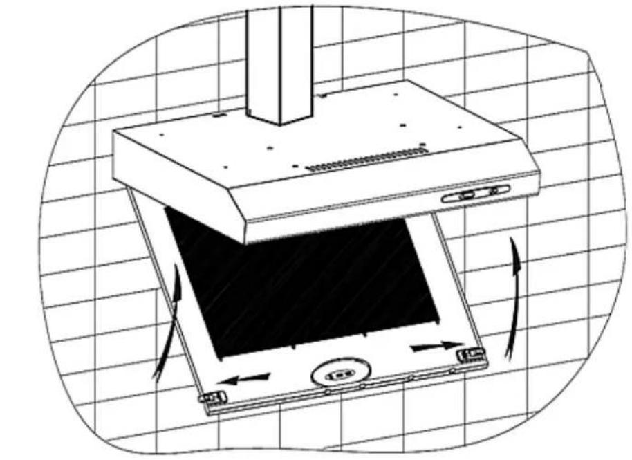 PKM KHU602H - Befestigung des Kamins - 4