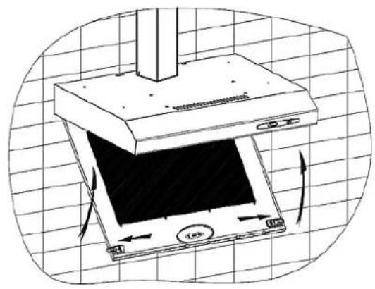 PKM KHU602H - Installatie op een kast. - 14