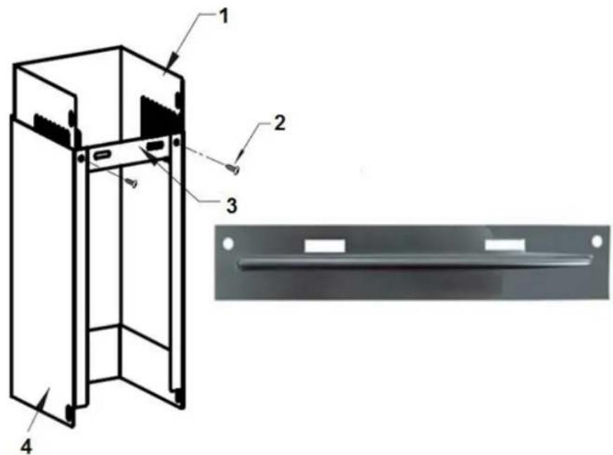 PKM KHU602H - Wall-installation (needed equipment available as an option). - 8