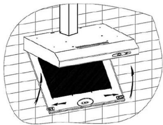 PKM KHU602H - L'installation sur un placard. - 12