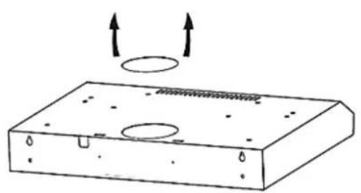 PKM KHU602H - Installatie op een kast. - 7