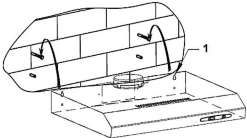 PKM KHU602H - Wall-installation (needed equipment available as an option). - 6