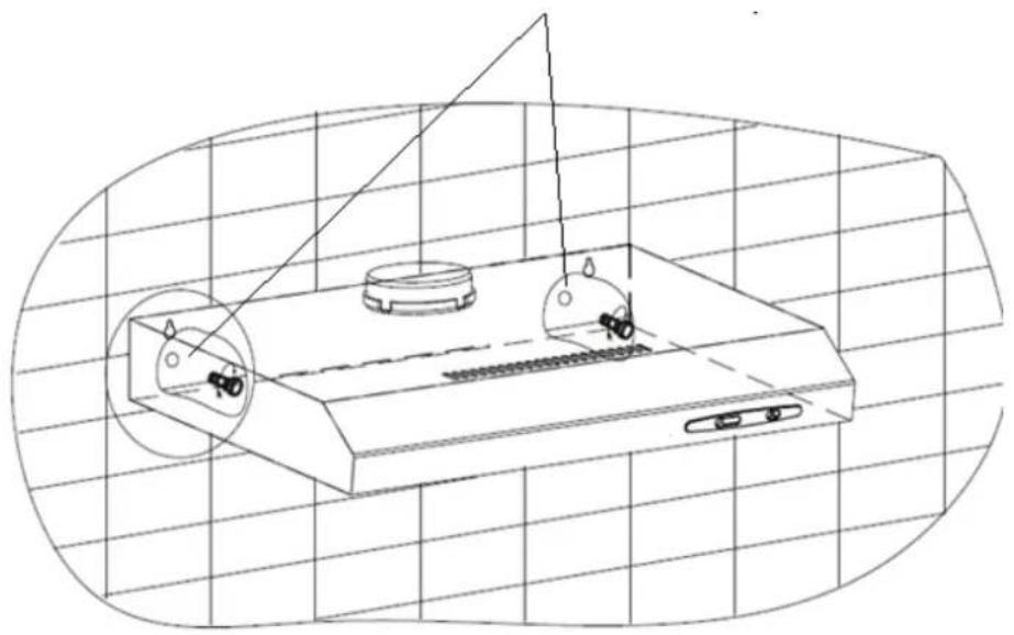 PKM KHU602H - Wall-installation (needed equipment available as an option). - 7