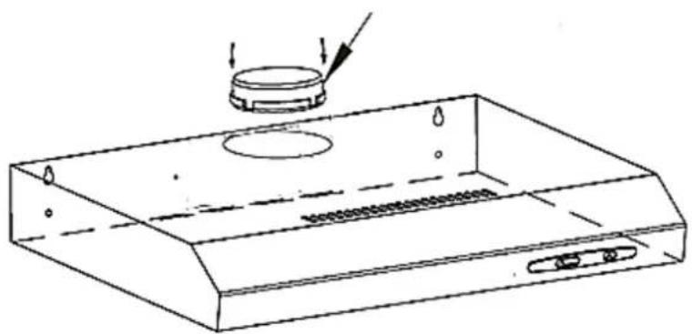PKM KHU602H - L'installation sur un placard. - 6