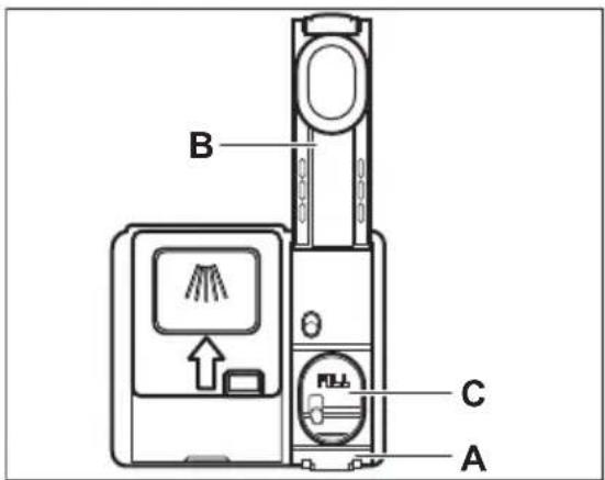 AEG FFB73527ZM - Comment replir le distributeur de liquide de rençage - 1