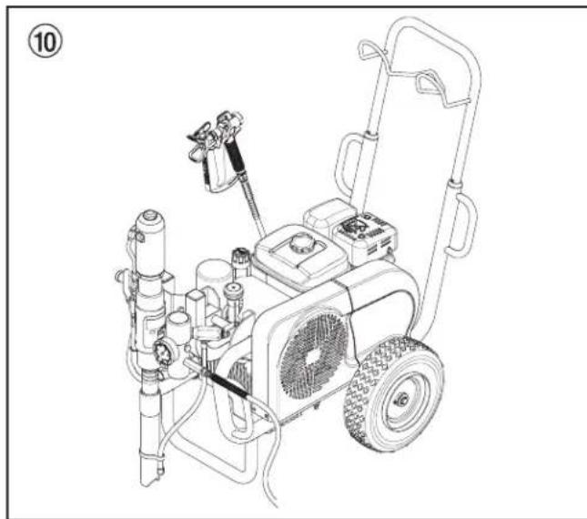 WAGNER HeavyCoat 950 G SSP - Position de travail i (fig. 10) - 1