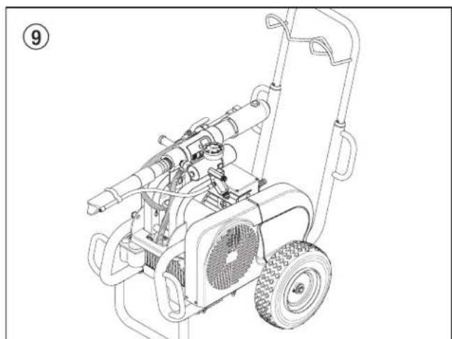 WAGNER HeavyCoat 950 G SSP - Posizione di trasporto (fig. 9) - 1