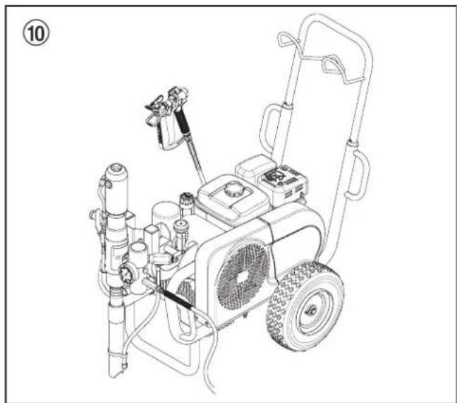 WAGNER HeavyCoat 950 G SSP - Operating position I (fig. 10) - 1