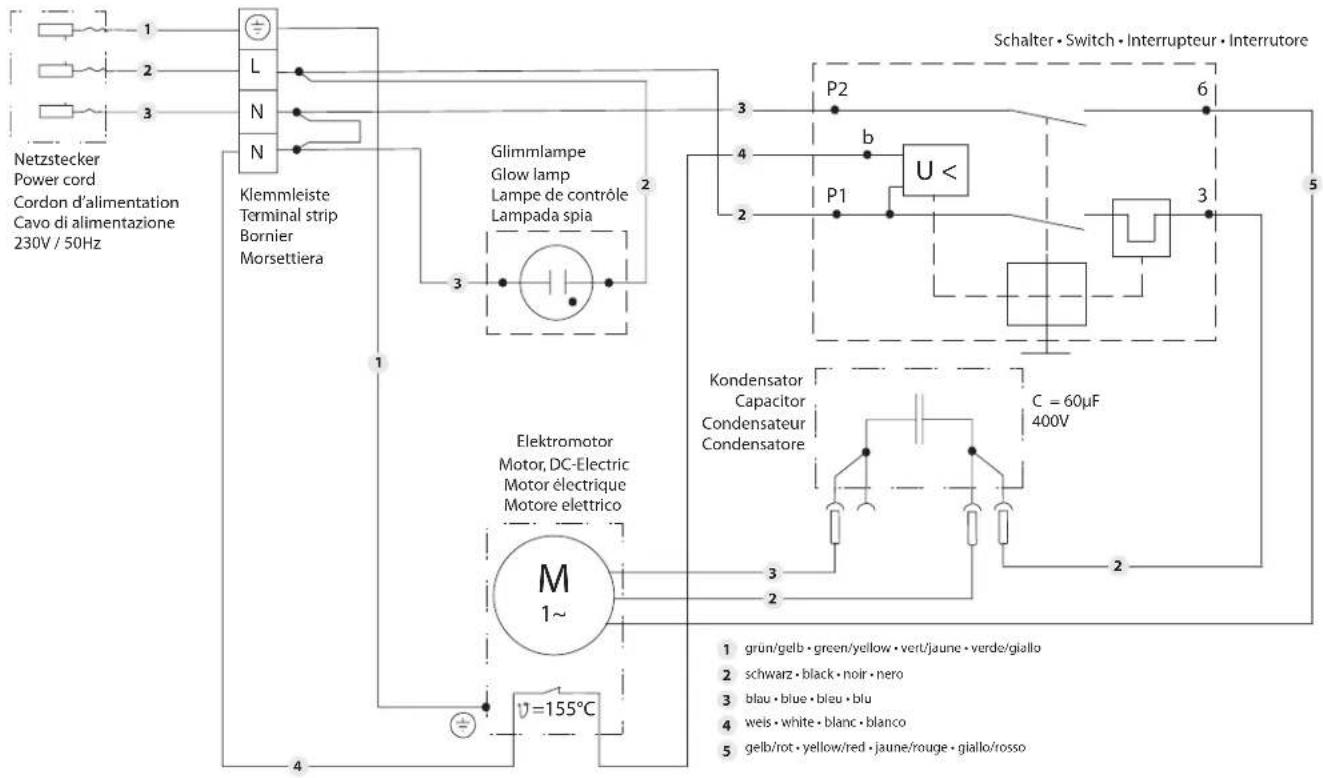 WAGNER HeavyCoat 950 G SSP - Schaltplan Electrical Schematic Schéma électrique Schema elettrico - 1