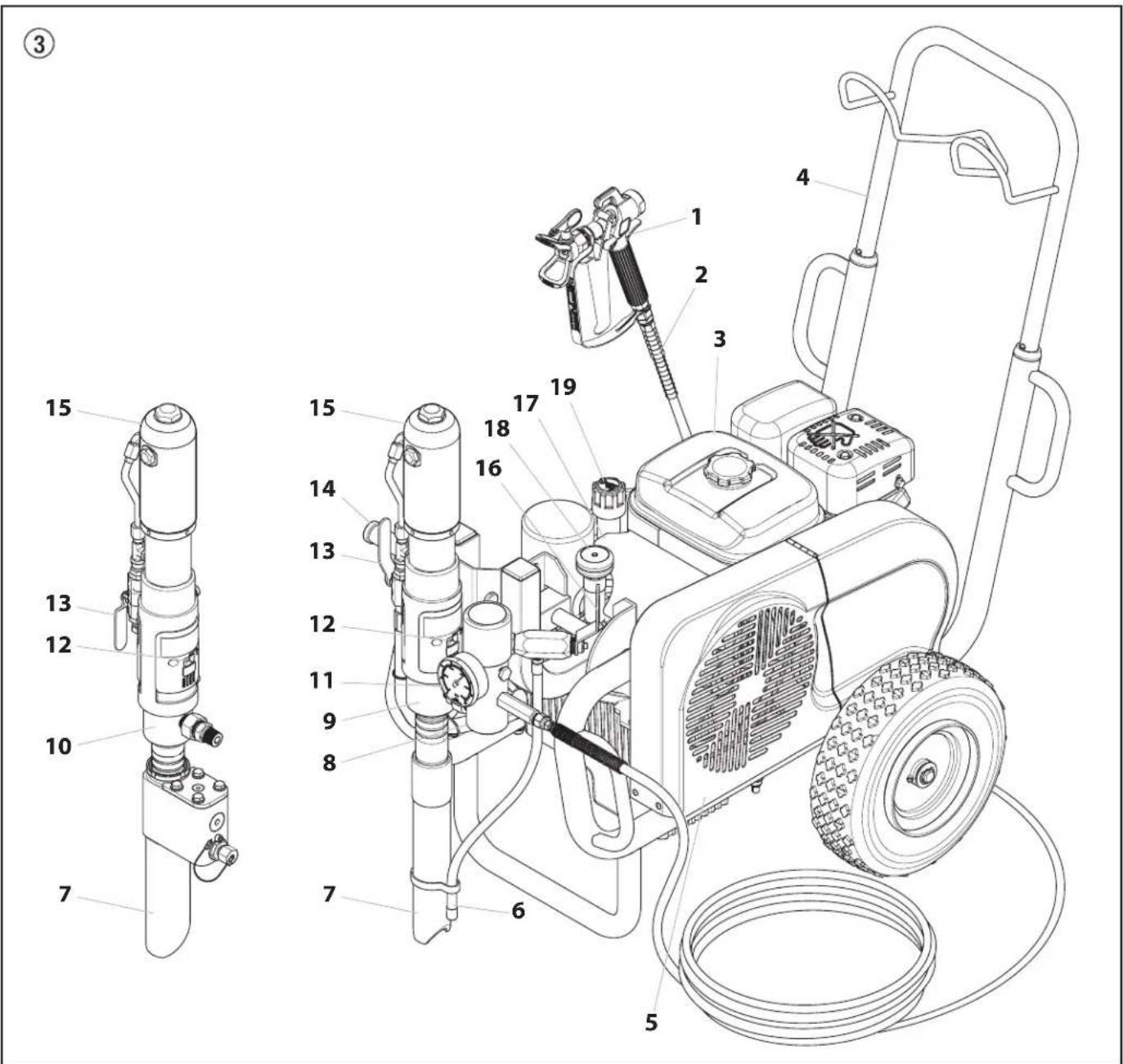 WAGNER HeavyCoat 950 G SSP - Illustration of gasoline HC units - 1