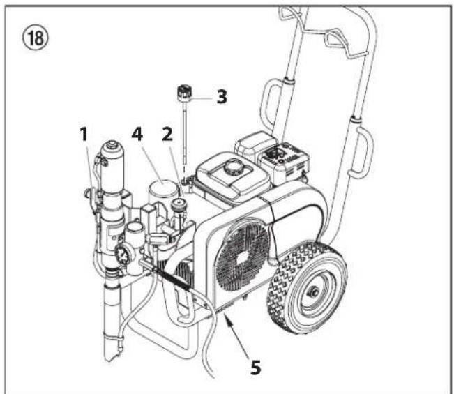WAGNER HeavyCoat 950 G SSP - Vidange d'huile et changement du filtre de la pompe hydraulique - 5