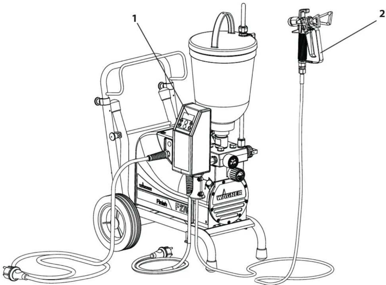 WAGNER TempSpray H126 - Élimination de l'agent de conservation LORS de la première mise en service - 1