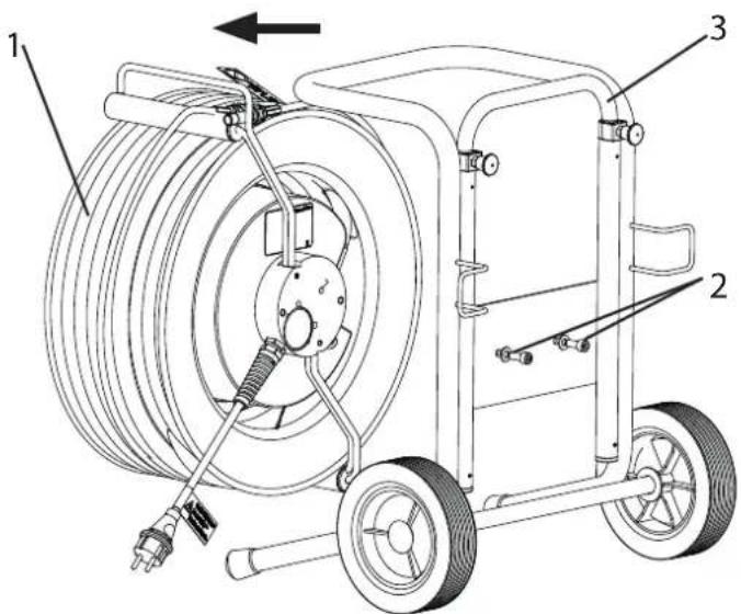 WAGNER TempSpray H126 - TEMPSPRAY-H326 / -H226 GERÄTEANSCHLUSSLEITUNG AUSTAUSCHEN - 2