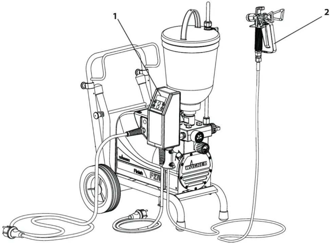 WAGNER TempSpray H126 - REINIGING VAN CONSERVERINGSMIDDELEN BIJ EERSTE INBEDRIJFSTELLING - 1