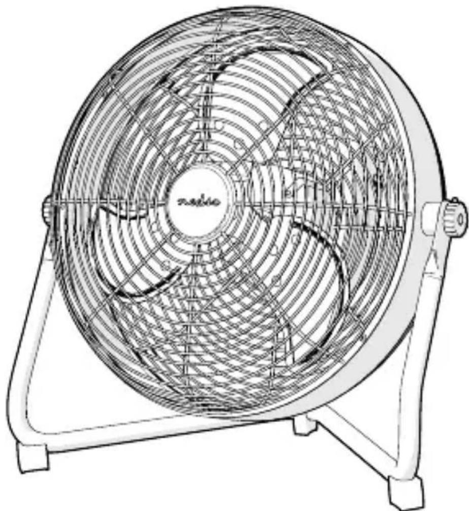 NEDIS FNFL20CBK30 - cm diameter with integrated USB output - 1