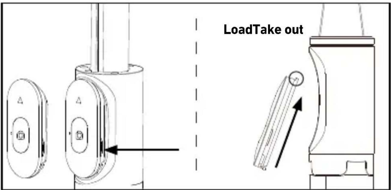 SBS Tripod Selfie Stick Pro - Unload and load - 1