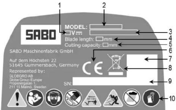 SABO HC61 - COMPONENTS - 1