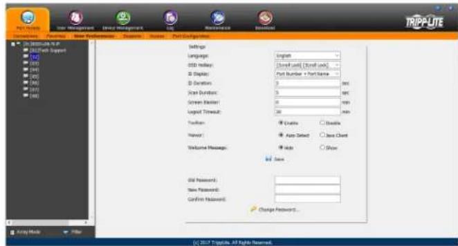 Tripp Lite B020U0819IP - User Preferences - 1