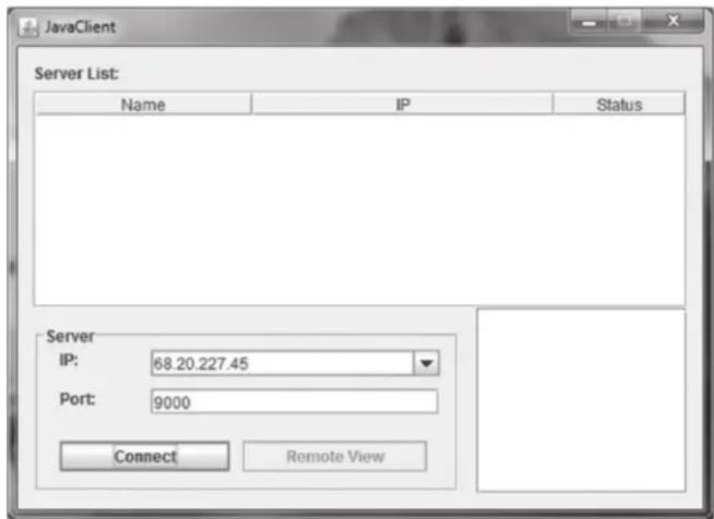 Tripp Lite B020U0819IP - Connexion du client AP java - 1