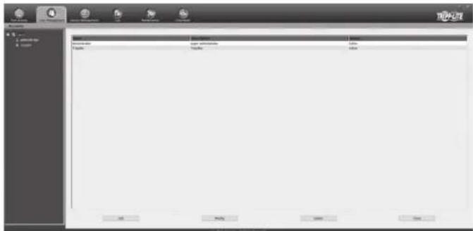 Tripp Lite B020U0819IP - Changer l'identifiant de connexion du super administrateur - 1