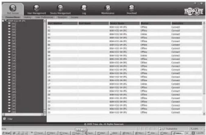 Tripp Lite B020U0819IP - Fonctionnement des sessions à distance - 1