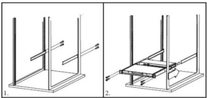 Tripp Lite B020U0819IP - 2-Post Rack Mounting - 1