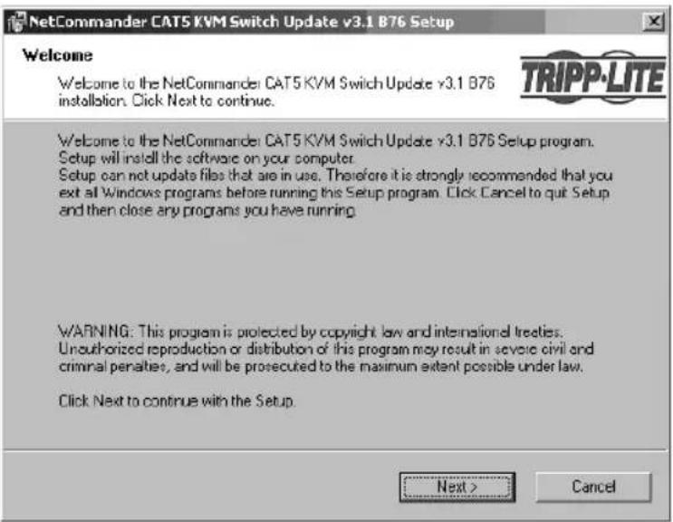 Tripp Lite B07000819 - Actualización del firmware - 1