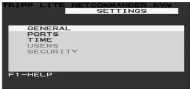 Tripp Lite B07000819 - OSD Settings (F2) - 1