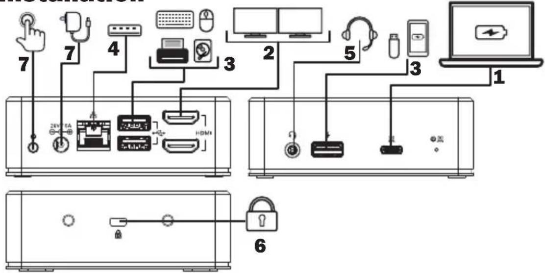 Tripp Lite U442DOCK20BINT - Hinweise: - 1