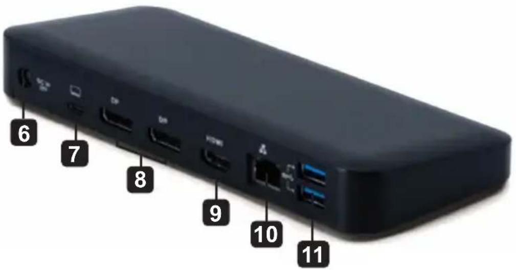 Tripp Lite U442DOCK8BINT - Atrás - 1